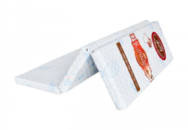 Việt Hải - Nệm Gấp 3 Bông - Mousse thơm RUBY PERFUMED  vải Xốp Gấm, có chần