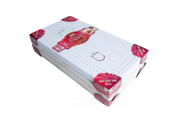 Việt Hải - Nệm Gấp 3 Bông ép khoan lỗ RUBY vải Xốp Gấm
