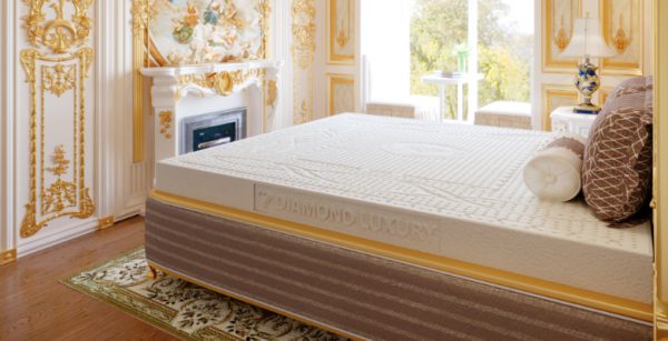 KIM CƯƠNG - NỆM CAO SU THIÊN NHIÊN 2 MẶT LỖ - DIAMOND LUXURY