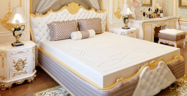 KIM CƯƠNG - NỆM CAO SU THIÊN NHIÊN 2 MẶT LỖ - DIAMOND LUXURY