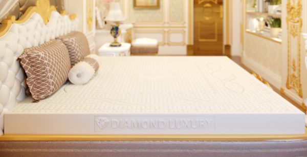 KIM CƯƠNG - NỆM CAO SU THIÊN NHIÊN 2 MẶT LỖ - DIAMOND LUXURY