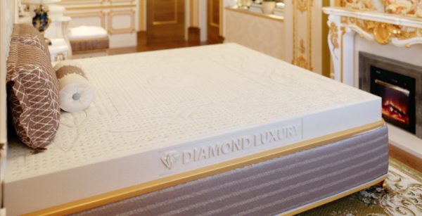 KIM CƯƠNG - NỆM CAO SU THIÊN NHIÊN 2 MẶT LỖ - DIAMOND LUXURY