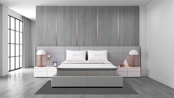 Nệm lò xo túi Cocoon Grey Luxe Liên Á