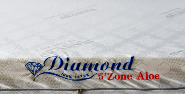 KIM CƯƠNG - NỆM CAO SU DIAMOND 5’ZONE ALOE