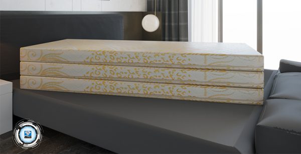 KIM CƯƠNG - NỆM GẤP 3 CAO SU BÔNG TITANIUM