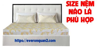 Cách chọn size nệm phù hợp với phòng ngủ của bạn – nệm everon quận 2
