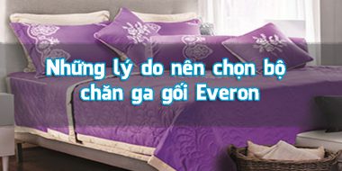 Những lý do nên chọn bộ sản phẩm chăn ga gối Everon – nệm everon quận 2