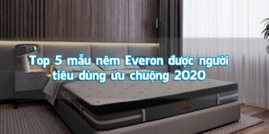 Top 5 mẫu nệm Everon được người tiêu dùng ưu chuộng 2020 – nệm everon quận 2