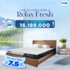 Nệm cao su Dunlopillo Latex World Relax Fresh