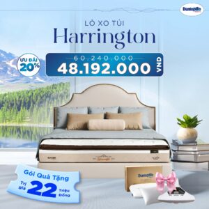 Nệm lò xo túi Dunlopillo Harrington