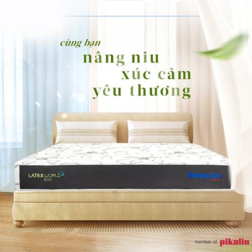 Nệm Cao Su Dunlopillo Latex World Eco