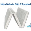 TonyBed - Nệm bông ép gấp 3 Nakata