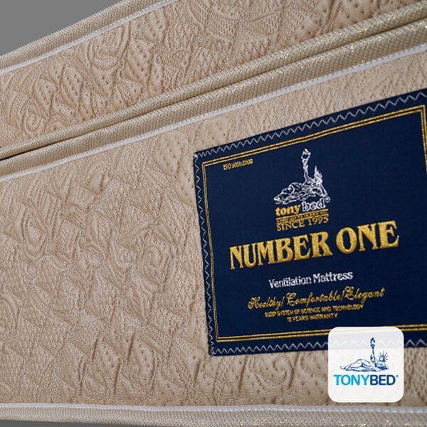 Nệm lò xo túi number one euro top 4 viền